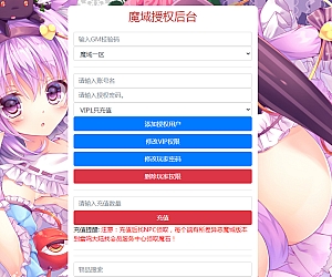 新版魔域GM后台网页工具_多功能授权用户后台_附带详细使用教程