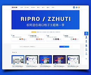 【RIPro6.4子主题UI美化】日主题专业版RIPRO细节美化增加在线自助友链申请与引导会员模块