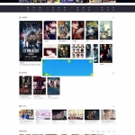 新版超大气界面校园影视网站源码 全开源+会员电影+访问采集_源码下载