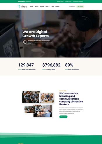 数字软件信息科技公司官网html模板